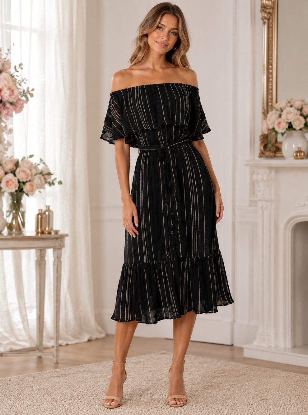 Michael Stars Multi Wear Dress in Beach Stripe Size XS